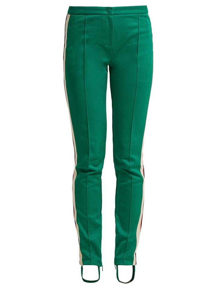 Gucci Web-striped Side Jersey Trousers