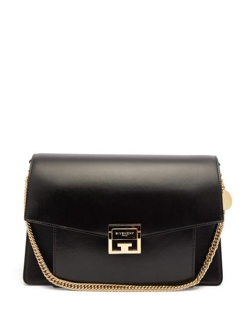 Matchesfashion.com Givenchy - Gv3 Medium Leather Shoulder Bag - Womens - Black