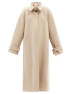 Raey - Wool-blend Oversized Coat - Womens - Camel