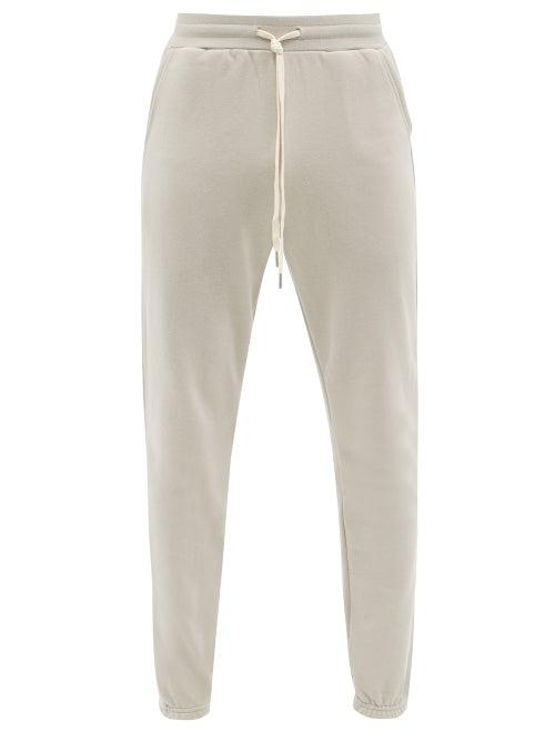 John Elliott - La Cotton-jersey Track Pants - Mens - Grey