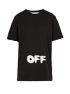 Off-white Kidmograph Printed Cotton-jersey T-shirt