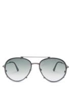 Matchesfashion.com Tom Ford Eyewear - Dickon Aviator Sunglasses - Mens - Silver