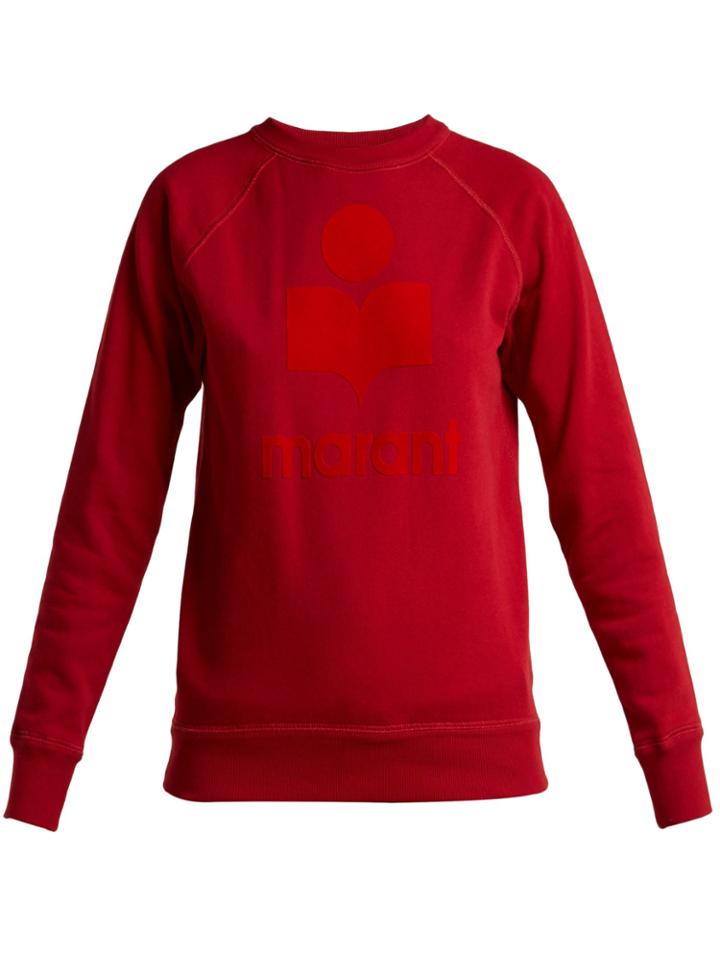 Isabel Marant Étoile Milly Logo-print Cotton-blend Sweatshirt