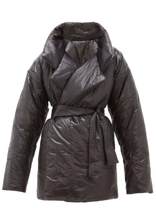 Matchesfashion.com Norma Kamali - Sleeping Bag Reversible Coat - Womens - Black