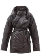 Matchesfashion.com Norma Kamali - Sleeping Bag Reversible Coat - Womens - Black