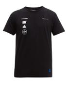 Matchesfashion.com Off-white - Incompiuto Cotton Jersey T Shirt - Mens - Black Multi