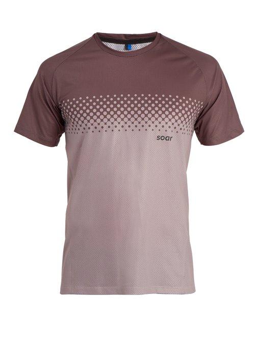 Matchesfashion.com Soar - Raglan Sleeve Running T Shirt - Mens - Grey Multi