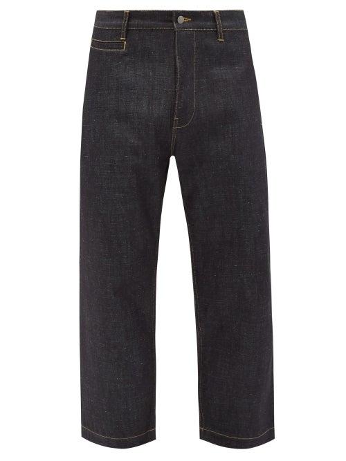 Matchesfashion.com Studio Nicholson - Bill 102 Selvedge-denim Wide-leg Jeans - Mens - Blue