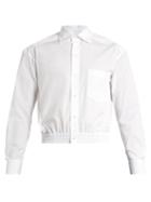 Balenciaga Cropped Cotton-poplin Shirt