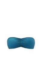 Matchesfashion.com Jade Swim - Ava Gathered Bandeau Bikini Top - Womens - Dark Green