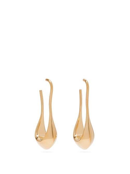 Matchesfashion.com Lemaire - Short Drop Earrings - Womens - Gold