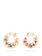 Marie Mas Dancing Creole Multi-stone 18kt Rose-gold Earrings