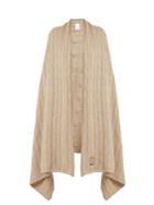 Queene And Belle Aspen Cable-knit Cashmere Wrap
