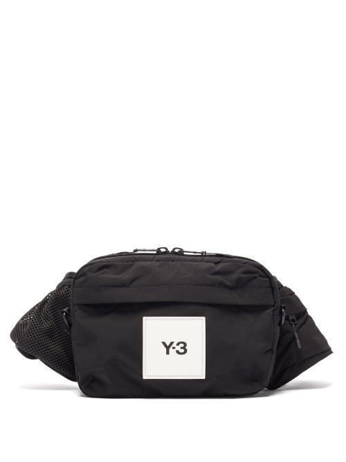 Matchesfashion.com Y-3 - Logo-patch Dual-strap Shell Cross-body Bag - Mens - Black
