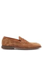 Matchesfashion.com Brunello Cucinelli - Suede Penny Loafers - Mens - Brown