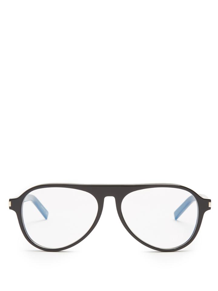Saint Laurent Aviator Acetate Glasses