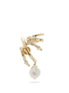 Matchesfashion.com Givenchy - Baroque-pearl Drop Single Earring - Womens - Gold