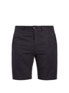 Oliver Spencer Mid-rise Patch-pocket Cotton Shorts