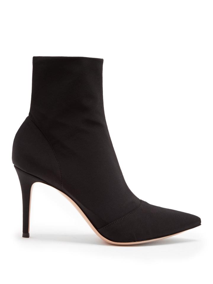 Gianvito Rossi Osaka 85 Point-toe Stretch Bootie