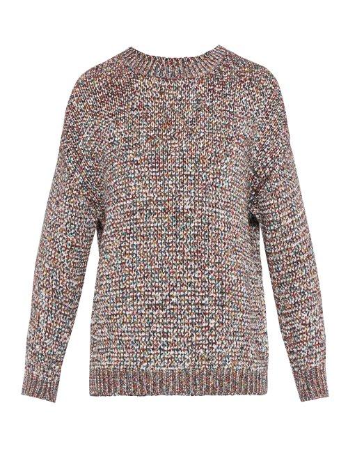 Matchesfashion.com Loewe - Boucl Melange Sweater - Mens - Multi