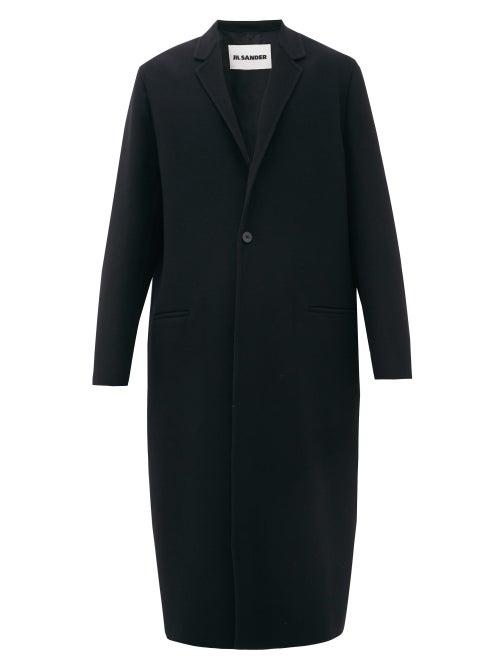 Matchesfashion.com Jil Sander - P.m. Single-breasted Cashmere Overcoat - Mens - Black