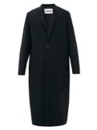 Matchesfashion.com Jil Sander - P.m. Single-breasted Cashmere Overcoat - Mens - Black