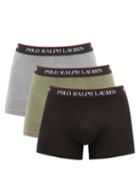Matchesfashion.com Polo Ralph Lauren - Pack Of Three Cotton-blend Boxer Briefs - Mens - Multi
