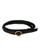 Luis Morais Yellow-gold And Leather Bracelet