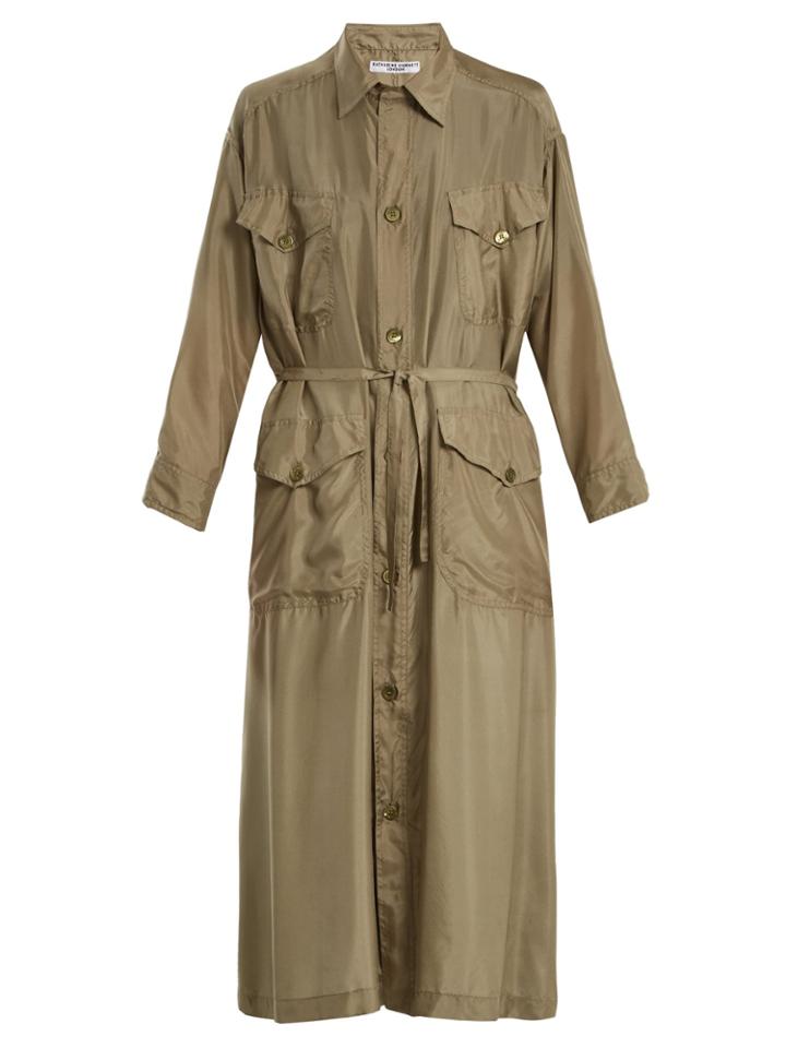 Katharine Hamnett Katharine Point-collar Silk Shirtdress