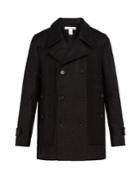 Comme Des Garçons Shirt Double-breasted Wool Coat