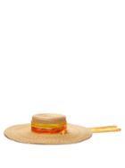 Matchesfashion.com Fil Hats - Venezia Wide Brim Straw Hat - Womens - Multi