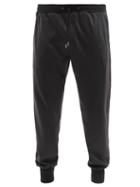 Mens Rtw Paul Smith - Side-stripe Wool-jersey Track Pants - Mens - Dark Khaki