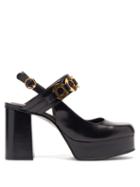 Matchesfashion.com See By Chlo - Leather Platform Sandals - Womens - Black