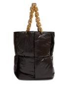 Matchesfashion.com Bottega Veneta - Chain-handle Quilted Leather Tote Bag - Womens - Brown