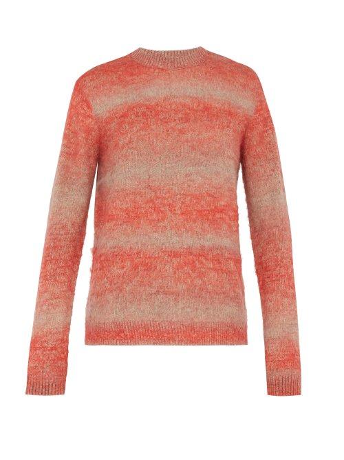 Matchesfashion.com Acne Studios - Kamal Brushed Melange Sweater - Mens - Red
