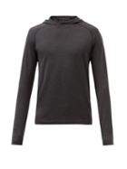 Lululemon - Metal Vent Tech 2.0 Hooded Jersey Sweatshirt - Mens - Black Grey