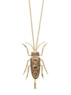 Matchesfashion.com Daniela Villegas - Aine 18kt Gold, Tourmaline & Sapphire Necklace - Womens - Multi