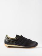 Adidas X Wales Bonner - Country Black Leather Trainers - Womens - Black