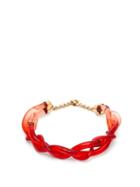 Matchesfashion.com Marni - Twisted Plexi Necklace - Womens - Red
