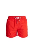 Matchesfashion.com Retromarine - Beacon Swim Shorts - Mens - Red