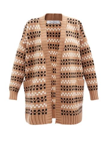 Max Mara - Miele Cardigan - Womens - Camel