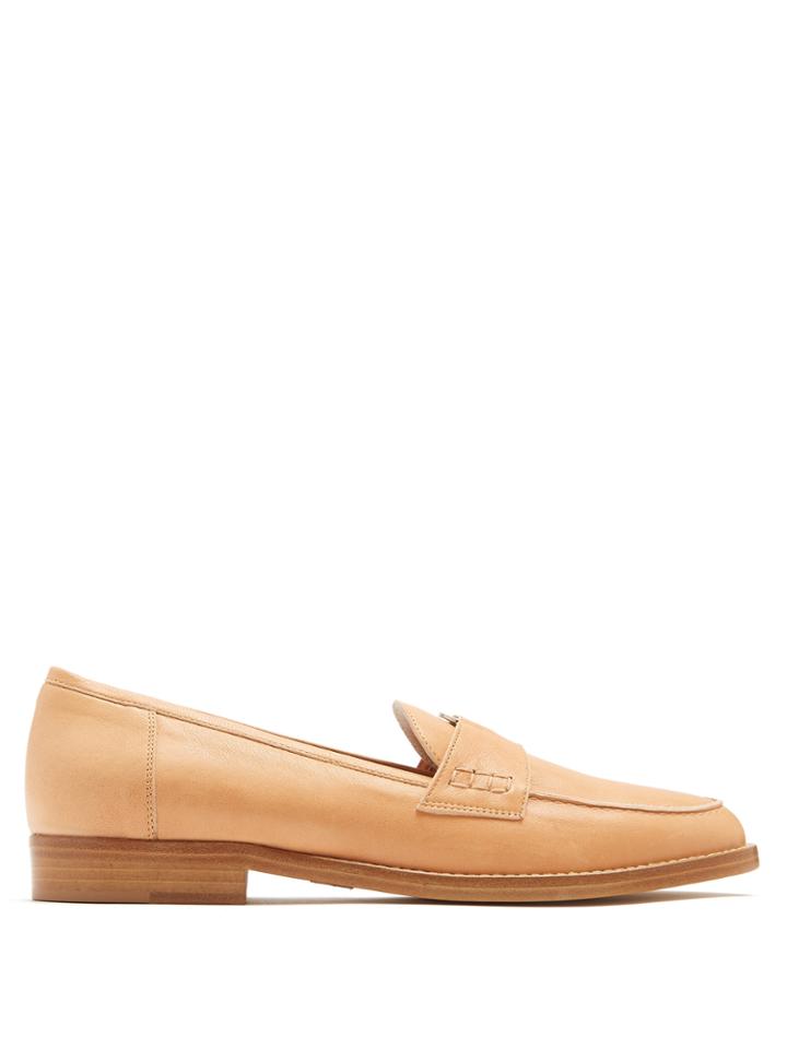 Brother Vellies Coin-embellished Leather Penny Loafers