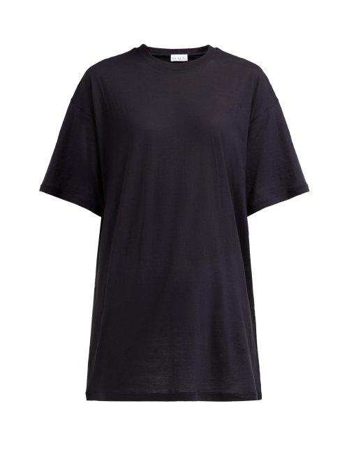 Matchesfashion.com Raey - C. Patti Cotton T Shirt - Womens - Navy