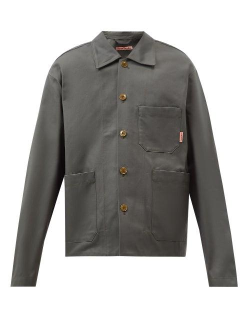 Acne Studios - Okey Cotton-twill Overshirt - Mens - Khaki
