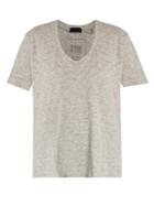 Atm Deep V-neck Cotton-blend T-shirt