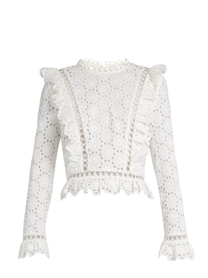 Zimmermann Divinity Wheel Broderie-anglaise Top