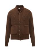 Oliver Spencer - Shawl-collar Extra-fine Wool Cardigan - Mens - Brown