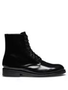 Grenson - Hadley Patent-leather Boots - Mens - Black