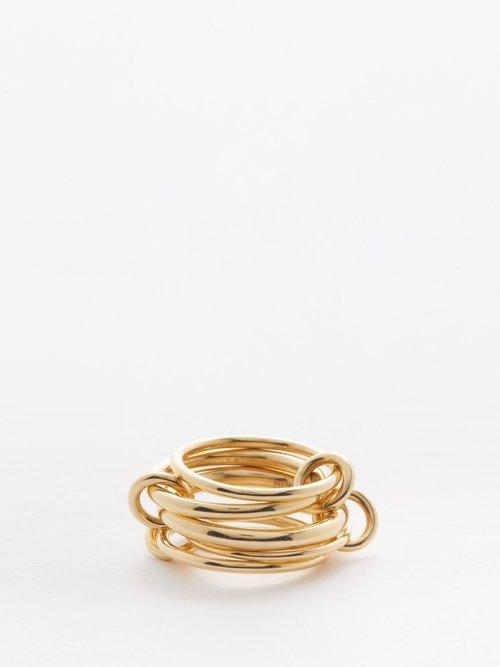 Spinelli Kilcollin - Aquarius 18kt Gold Ring - Womens - Yellow Gold