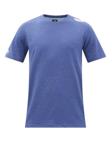Pressio - Core Recycled-fibre Mesh T-shirt - Mens - Blue